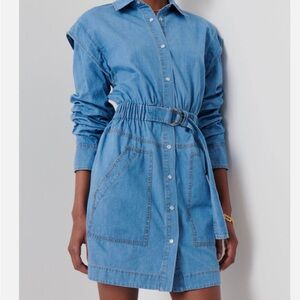 Derek Lam 10 Crosby Denim Dress, Size 00